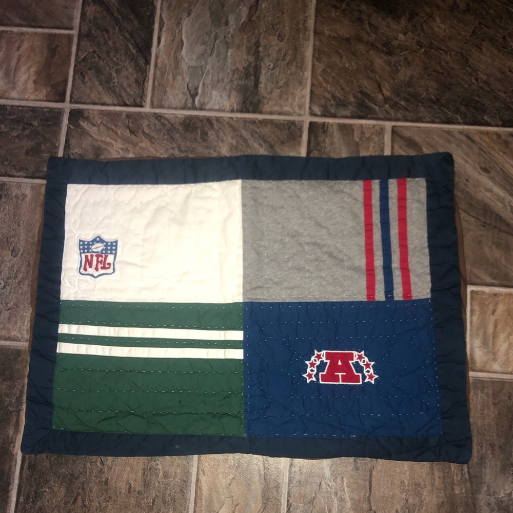 Pottery Barn football sham
